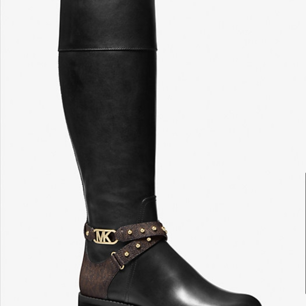 Michael Kors Black Knee-High Boots
